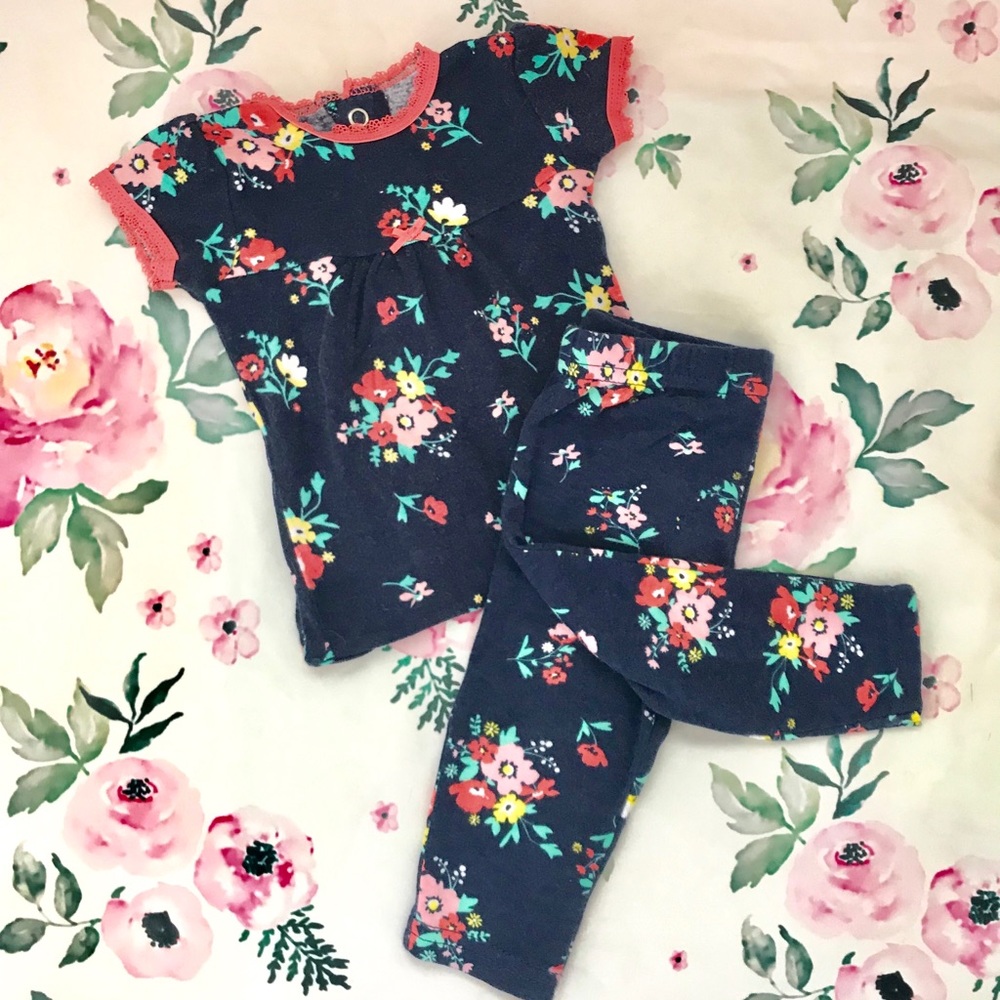 Floral onesie
